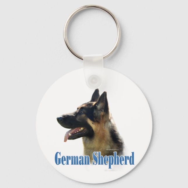 Namn German Shepherd Nyckelring (Framsida)