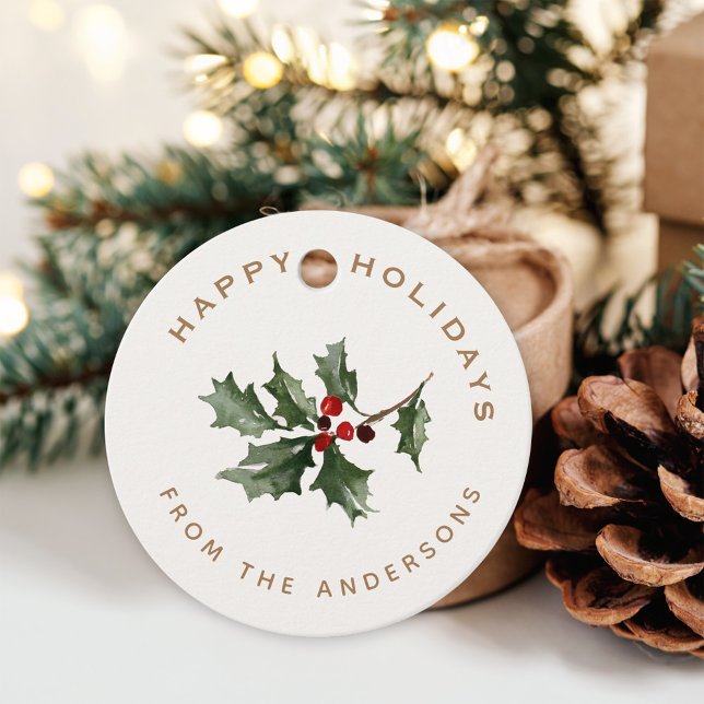 Namn Gift-familjen i jultomte Gåvor Etiketter (Skapare uppladdad)