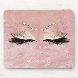 Namn Glitter Makeup Beauty Studio Lash Rosa Marble Musmatta