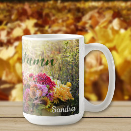 Namn, Gorgous Autumn Färg Skriv ut 15oz Coffee Mug Kaffemugg