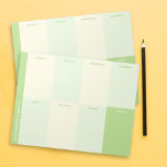 Namn Grönt School Weekly Planner Anteckningsblock<br><div class="desc">Det ultimata tillägget till söt skolförråd. Perfekten för att organisera dina leveranser till back to school är den här planeraren en skolmust-have. Idealisk för skolleveranser, skolentusiaster och söta skolentusiaster, ger den en estetisk beröring till din rutin. Det är lämpligt för skolförråd i mitten, skolförråd och skolmatssamlingar, det är en fläck...</div>