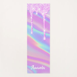 Namn Holografisk Rosa driver Unicorn Pastels