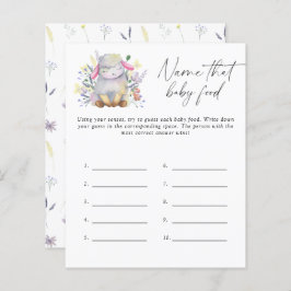 Namn i baby, matduschspel - Baby Lamb