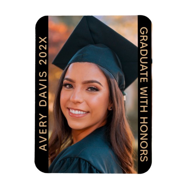 Namn i fotoåret i Student med honorsgrad Magnet (Vertikal)