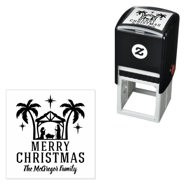 Namn i God jul-familjen Självfärgande Stämpel (In Situ)