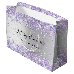 Namn i silver violetta sparkler