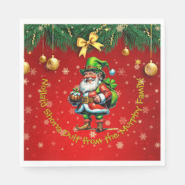 Namn - Irish Nollaig Shona Duit God jul Pappersservett