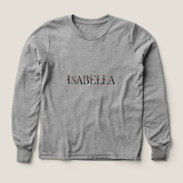 Namn Isabella T Shirt (Design framsida)