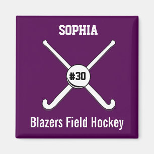 Namn Jersey för personliglandhockeylaget numrerar Magnet