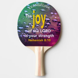 Namn Joy of the Lord Ping Pong Paddle Pingisracket