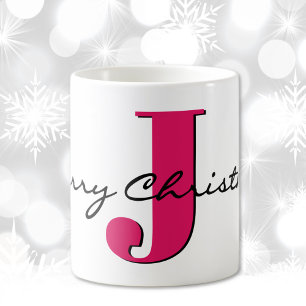 Namn, Juli Ruby Red Birthstone God jul Kaffemugg