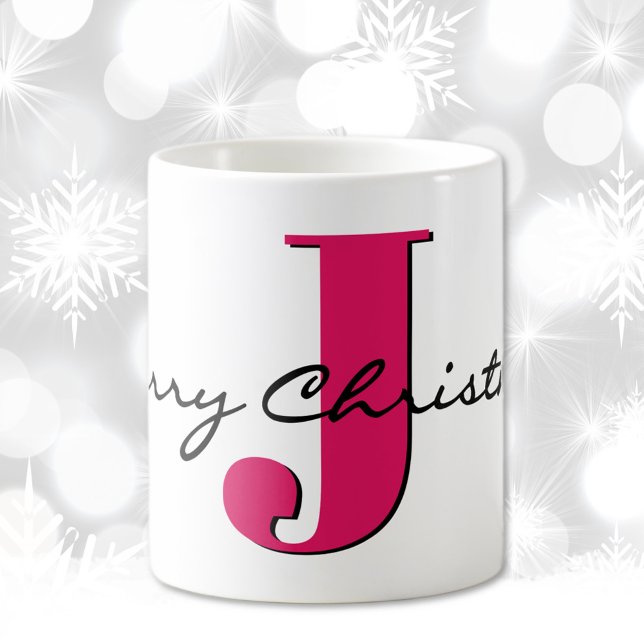 Namn, Juli Ruby Red Birthstone | God jul Kaffemugg (Skapare uppladdad)