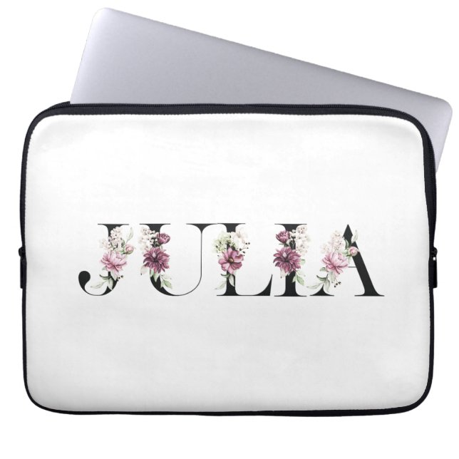 Namn Julia Laptop Fodral (Framsidan)
