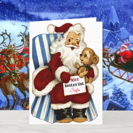 Namn jultomten i Nice Helgkort