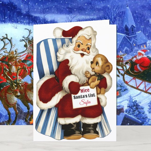 Namn jultomten i Nice Helgkort (Skapare uppladdad)