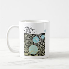 Namn-kemi Experiment Blue Bubbles Black Funny Kaffemugg
