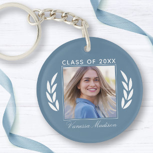 Namn-klass för fotoskiffer Blue 2 Sided Studenten