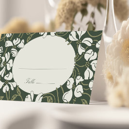 Namn-kort Bröllop Bord Vintage Art nouveau Kort