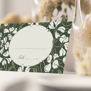 Namn-kort Bröllop Bord Vintage Art nouveau Kort