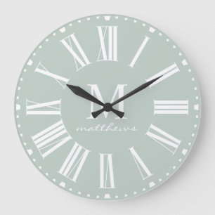 Namn Large Clock i den moderna jordbrukshusfamilje Stor Klocka