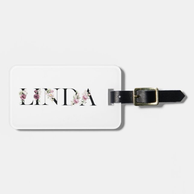 Namn Linda Bagagebricka (Horisontell Framsida)