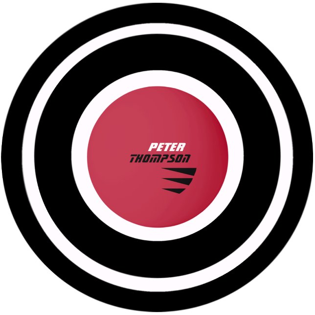 namn logotyp om röd bord tennis ping pong boll (Skapare uppladdad)
