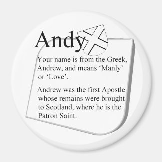 Namn Magnet: Andy Magnet