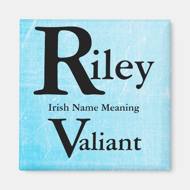 Namn: Magnet: Riley elak Valiant Magnet (Framsidan)