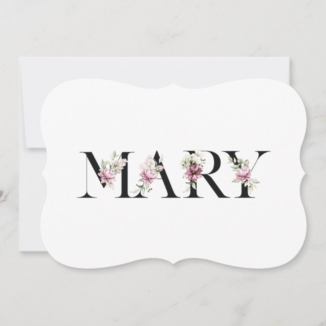 Namn Mary Kort (Framsida)
