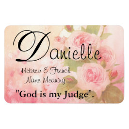 Namn Meaning Magnet: Danielle, Gud är min domare Magnet
