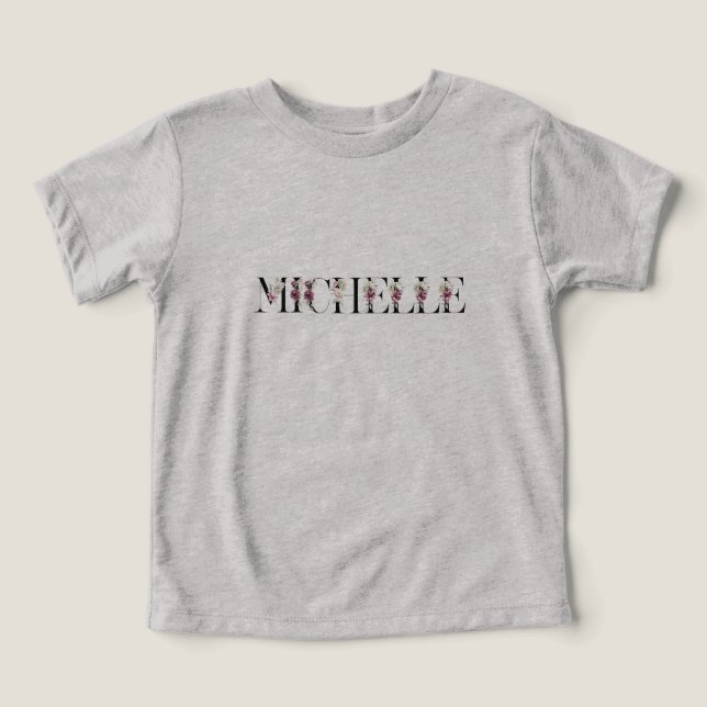 Namn Michelle. T Shirt (Design Framsida)