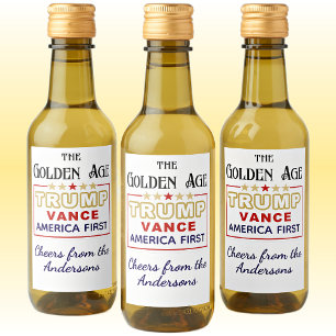 Namn, Mini Flaskor president Trump, Golden Age Vinetikett