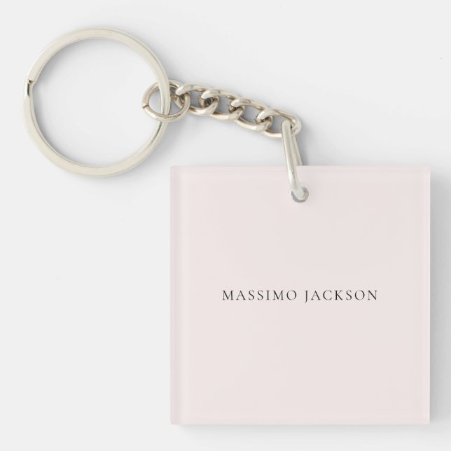 Namn Minimalistisk Modern Enkel Enkelt Pastellfärg (Framsidan)