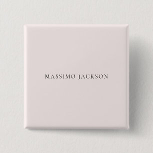 Namn Minimalistisk Modern Enkel Enkelt Pastellfärg Knapp