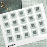 Namn Mint för QR-kod Bröllop webbplats Fyrkantigt Klistermärke<br><div class="desc">Namn Mint för QR-kod Bröllop på webbplats Texten kan vara lätt att personlig. Du kan också ändra bakgrund och färg så att det stämmer överens med ditt bröllop-tema om du vill med alternativet Anpassa ytterligare. Din QR-kod genereras automatiskt för att uppdatera exempelkoden i designen när du helt enkelt ändrar exempelwebbadressen...</div>