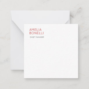 Namn Modern Minimalistisk Professionell Enkel Casu Anteckningskort