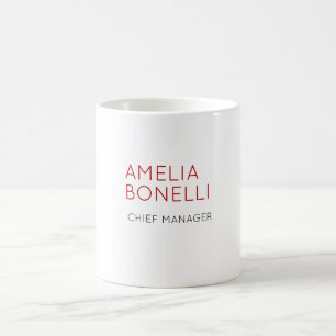 Namn Modern Minimalistisk Professionell Enkel Casu Kaffemugg