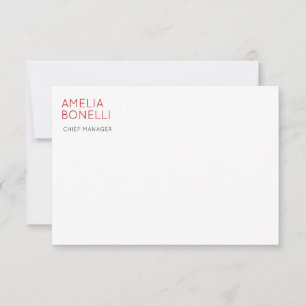 Namn Modern Minimalistisk Professionell Enkel Casu OSA Kort