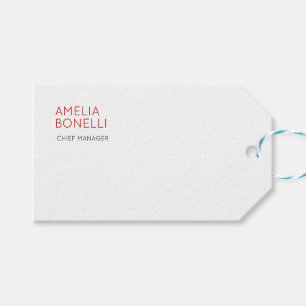 Namn Modern Minimalistisk Professionell Enkel Casu Presentetikett
