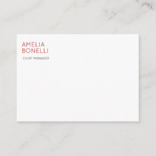 Namn Modern Minimalistisk Professionell Enkel Casu Tilläggskort