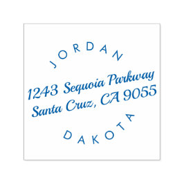 Namn Modern Returadress för par Självfärgande Stämpel