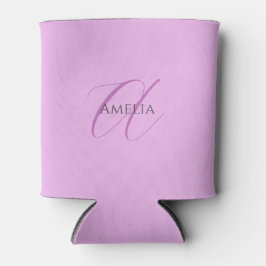 Namn Monogram Initial Brev Orchid & Lilac