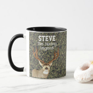 Namn Mule Hjort Hunting Legend Sports Camo Mugg