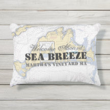 Namn + Nautical Welcome Aboard Martha's Vineyard