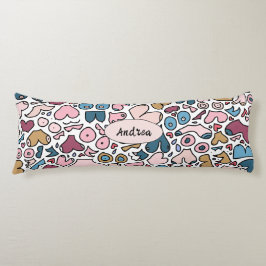 Namn neutralt mönster kroppskudde