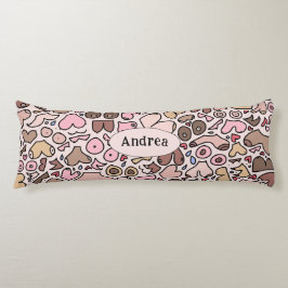 Namn neutralt mönster kroppskudde