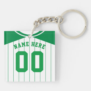 Namn & Number Jersey Nyckelring, Baseball Softball