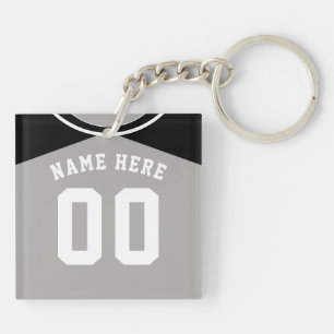 Namn & Number Jersey Nyckelring, Baseball Softball