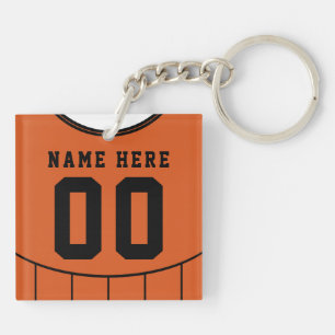 Namn & Number Jersey Nyckelring, Fotboll