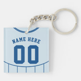 Namn & Number Jersey Nyckelring, Fotboll